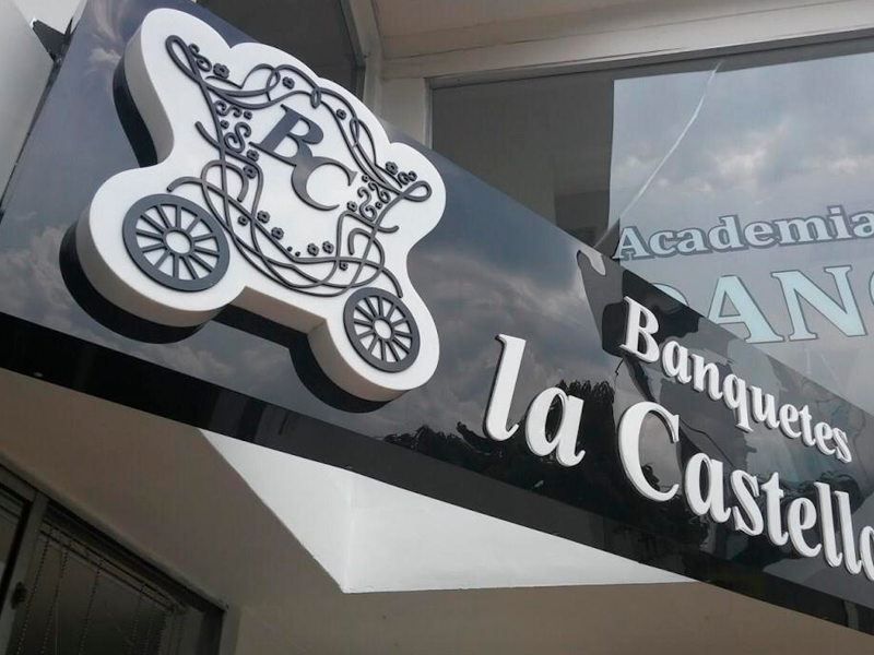 Avisos publicitarios 3d - letras cantonera 3D